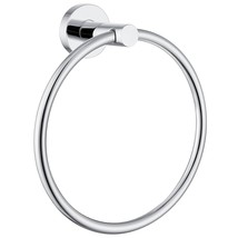 Bath Towel Ring Chrome, Stainless Steel Hand Towel Holder, Round Towel Hanger He - $23.99