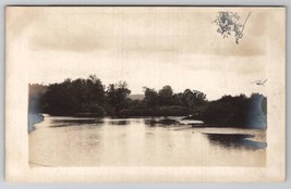 RPPC Lake or Pond Scene Beautiful Calm Water and Landscape c1908 Postcard B25 - £4.68 GBP