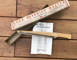 Vintage Seco Sandwich Master Meat &amp; Cheese Knife in Original Box - 1960&#39;s - £17.30 GBP