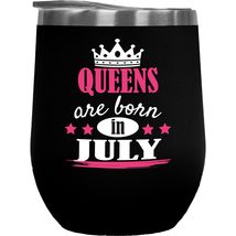 Make Your Mark Design Queens Are Born in July Coffee &amp; Tea Gift Mug for Mom, Aun - £22.22 GBP
