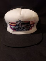 Vintage Snap On Tools Drivin&#39; Proud Snapback Trucker Hat Black/White - £16.86 GBP