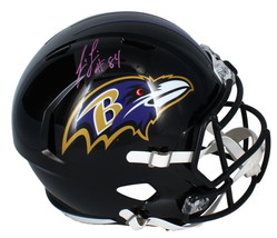 Jermaine Lewis Autographed Baltimore Ravens Speed Full Size Helmet Beckett - $204.35