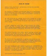 1970 CROOKSTON MINNESOTA YOUTH COUNCIL HOCKEY &amp; ICE SKATING PROTEST FLYER - £0.77 GBP