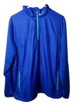 NIKE GOLF Windbreaker Jacket Long Sleeve Quarter Zip Mens Size Large - £18.68 GBP
