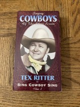 Singing Cowboys Tex Ritter VHS - £228.51 GBP