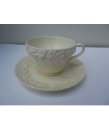 5 WEDGWOOD Queensware shell coffee cup/saucer sets grapes CREAM - £163.74 GBP