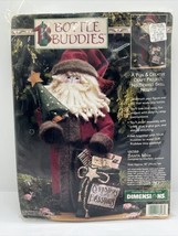 Vintage 1996 Dimensions Bottle Buddies #18098 "Santa Man"  16” Tall No Sewing! - $9.49