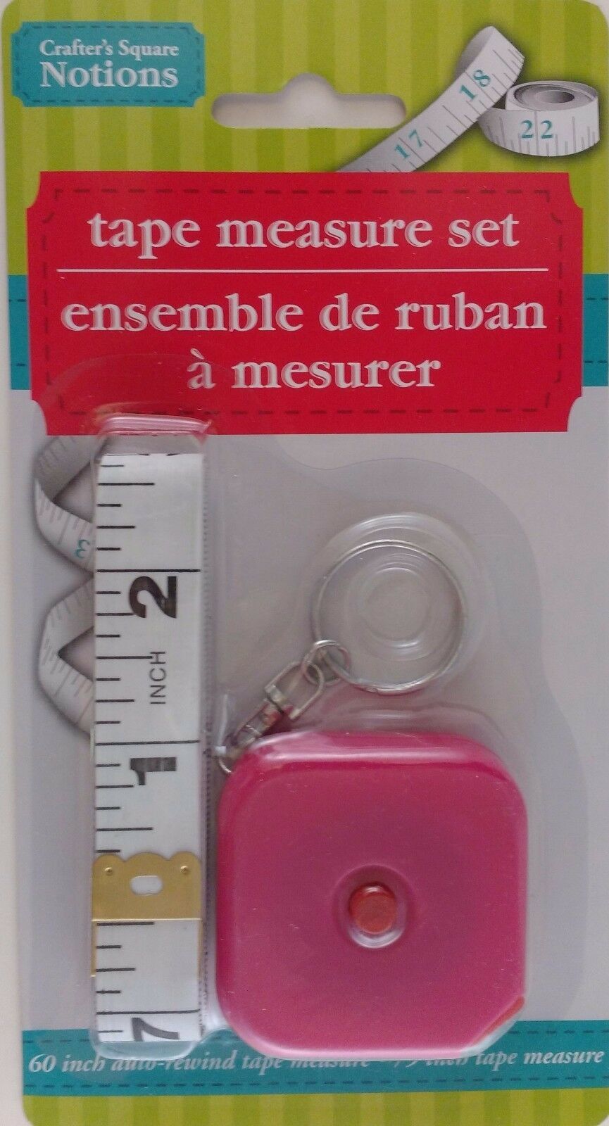 TAPE MEASURE SETS STRAP &amp; AUTO-REWIND, Select: Color - $2.99