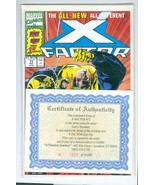 Marvel X-Factor # 71 New Team Numbered COA Signed by Larry Stroman - $17.58 CAD