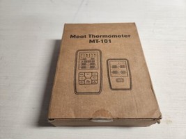 Meat Thermometer MT-101 with 4 probes. Digital. With wireless receiver. Black - £30.36 GBP