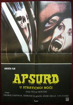 1981 Original Movie Poster Rosso Sangue Absurd Italy Horror Newton Eastm... - $26.99