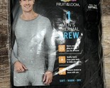 Fruit of the Loom ~ Thermal Top Shirt Base Layer Long John Black Waffle ~ M - $11.87