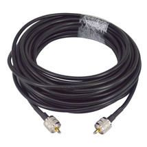 50 Ft Rg58 Coax Coaxial Uhf Pl-259 Connectors Amateur Ham Cb Radio Antenna Cable - £48.75 GBP