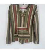 Striped Green and Brown Women&#39;s Sweater - $8.00