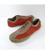 TEVA KEAGAN 6053 Women&#39;s Size 7.5 Red Suede W/Brown Leather Comfort Shoes - $17.99