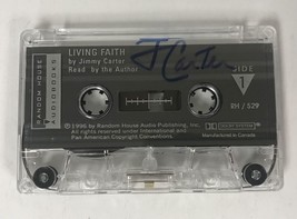 Jimmy Carter Signed Autographed "Living Faith" Cassette Tape - £24.03 GBP