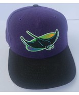 VTG Tampa Bay Devil Rays Hat Fitted 7 3/8 New Era Diamond 5950 100% Wool... - $29.65