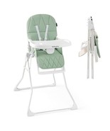 Easy Clean Compact Highchair with Removable Adjustable Tray and PU Seat ... - $109.65