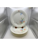 Set of 6 Mikasa Bone China SOMETHING BLUE Dinner Plates - $195.10 CAD