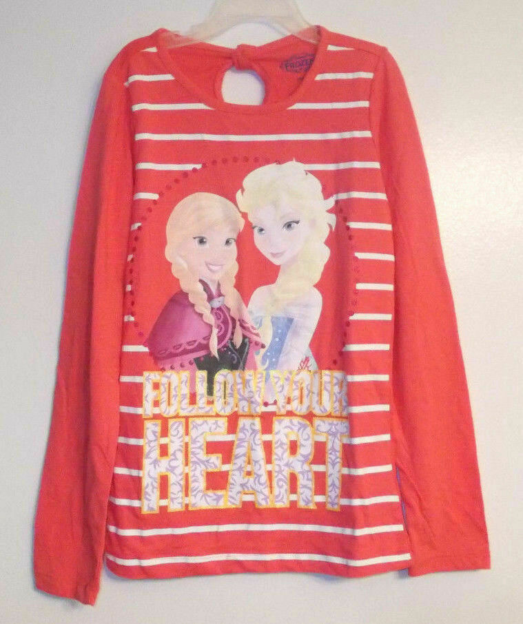Primary image for Disney Frozen Girls Long Sleeve T-Shirts Size  10-12 or 14-16 NWT (P)
