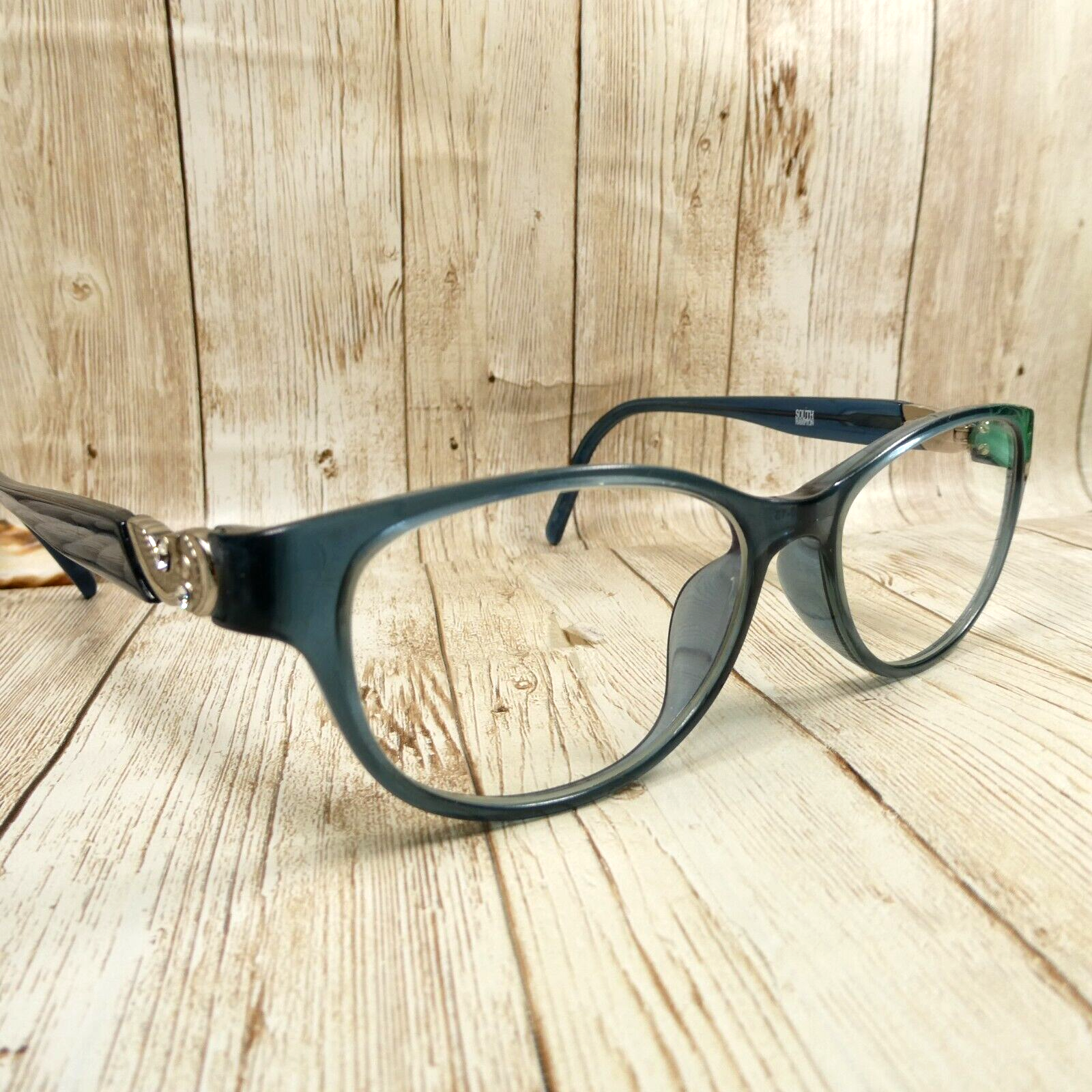 South Hampton Blue Black Aqua Eyeglasses FRAMES ONLY - SH2009 50-15-135 - $24.72