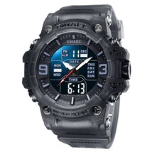 SAMEL Sport Style Men Digital Watch Shock Military Watches Dual Display Waterpro - £30.91 GBP