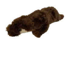 North Carolina NC Aquarium Society Plush Brown Otter Wildlife Artist 21&quot; Toy - £8.35 GBP