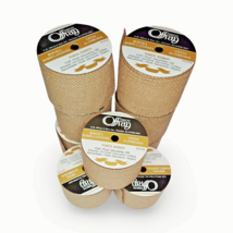 3 Rolls Craft Ribbon-100% Jute Offray (Burlap) 2.5 in X 9ft Natural NEW - $8.72