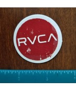 Authentic RVCA Sticker Small White and Red &#39;RVCA&#39;  1 3/4&quot; Round COOL!! - $2.67 CAD