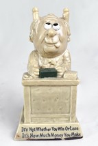 Vtg Russ Berrie Its Not If You Win or Lose Its how much Money You Make Figurine - £19.42 GBP