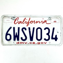  United States California Lipstick Passenger License Plate 6WSV034 - £13.23 GBP