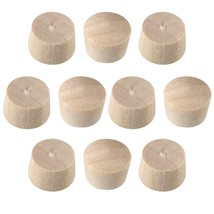 uxcell Wood Button Top Plugs 3/8 Inch Cherry Hardwood Furniture Plugs 9/25 Inch  - £10.69 GBP