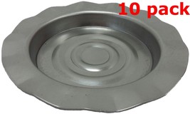 Metal Stampings Candle Trays Plates Scalloped Holder STEEL .020&quot; Thickne... - £28.91 GBP