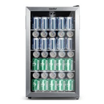 COMFEE&#39; CRV115TAST Cooler, 115 Cans Beverage Refrigerator, Adjustable Thermostat - £316.81 GBP