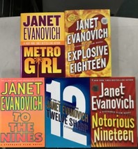 Janet Evanovich Hardcover Explosive Eighteen Metro Girl Notorious Nineteen Tw X5 - £19.45 GBP