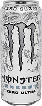 Monster Energy Ultra Zero Sugar Energy Drinks 16 ounce cans Ultra Zero, 6 Cans - £23.42 GBP