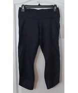 Active Life Mesh Tulip Capri Length Leggings Navy Women&#39;s S-M NWT MSRP$79 - $25.43