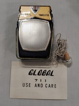 VINTAGE Global 711 Transistor Radio w/ original case - $197.99
