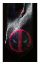 Deadpool - Gunmetal Grey satin Necktie - Merc with a Mouth - £29.00 GBP