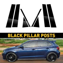 8Pcs Car Door Window B Pillar Post Sticker Trim Cover Protector For  VW  MK6 202 - £81.09 GBP