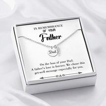 A Father&#39;s Love Loss of a Dad Sympathy Gifts Loss of a Parent Remembrance Neckla - £35.20 GBP