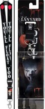 It! The Movie You&#39;ll Float Too Phrase Lanyard and Photo Badge Holder NEW... - £4.66 GBP