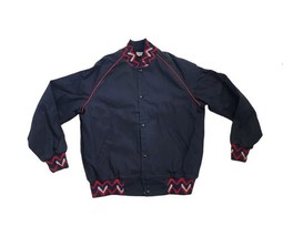 WestArk USA vintage mens baseball bomber jacket blue L - $39.60
