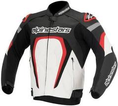 Alpinestars GP Pro Leather Sport Motorcycle / Motorbike Jacket - Black /RED - £216.31 GBP