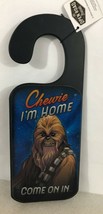 Star Wars 3D Chewbacca + Darth Vader Wooden Door Hanger - Image Changes - £15.77 GBP