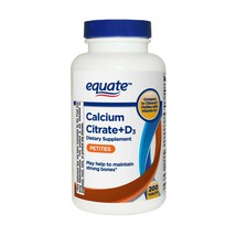 Equate Calcium Citrate+D3 Petites Tablets, 200 count Bone Strength..+ - £23.73 GBP