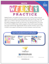 Math, Grade 4 (Weekly Practice) By Carson-dellosa Publishing - New - £18.82 GBP