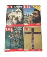 4 Vintage 1955 LIFE Magazine 50s Old Ad Truman Christianity Caveman Ephe... - €21,64 EUR