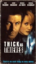 Thick As Thieves VHS Alec Baldwin Rebecca De Mornay Janeane Garofalo - £1.59 GBP