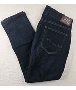 Lee Extreme Motion Jeans Straight Fit Tapered Leg Mens 30x30 Trip Denim - $29.69